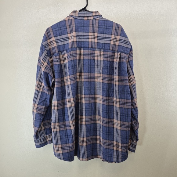 Vintage Burberrys Shirt‎ Men's XL Plaid Flannel Button-Down Made in USA - Picture 4 of 11